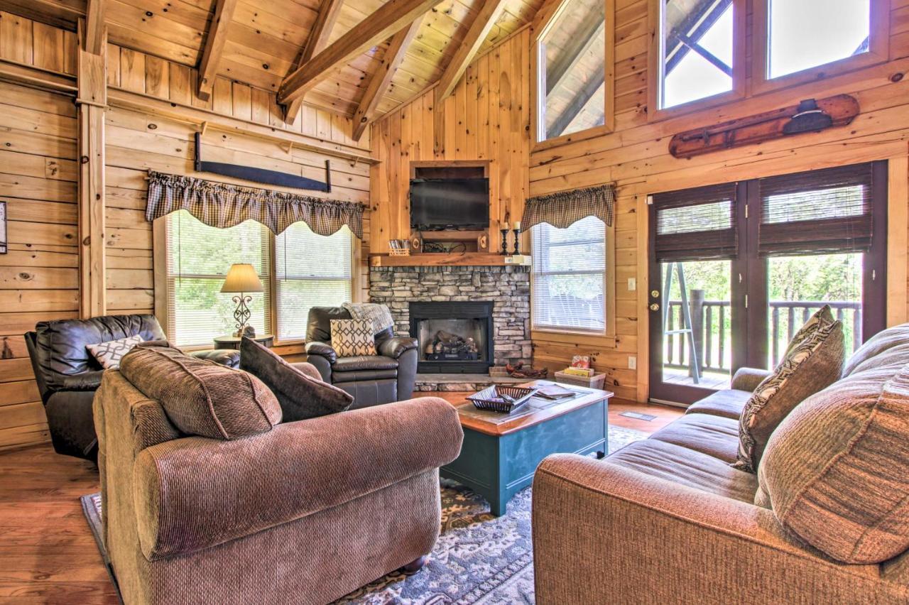 Idyllic Sevierville Cabin Deck And Smoky Mtn View! Extérieur photo