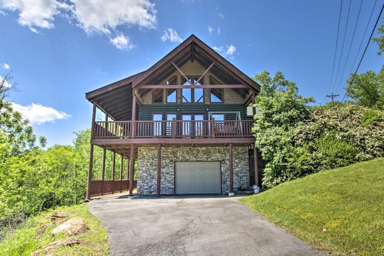 Idyllic Sevierville Cabin Deck And Smoky Mtn View! Extérieur photo